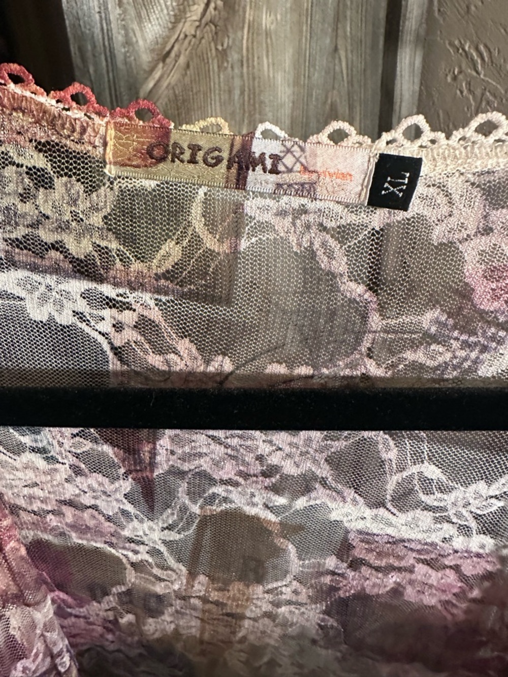 Vintage Floral Patchwork tank top and kimono in Blush Rose Rodeo theme. - Picture 6 of 7